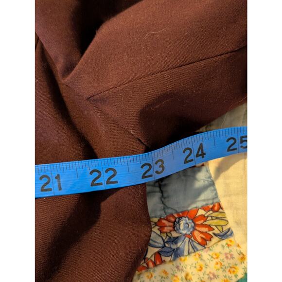 Worthington Works Stretch Separate Burgundy Fully Lined Blazer Womens Sz 18 - Picture 9 of 10